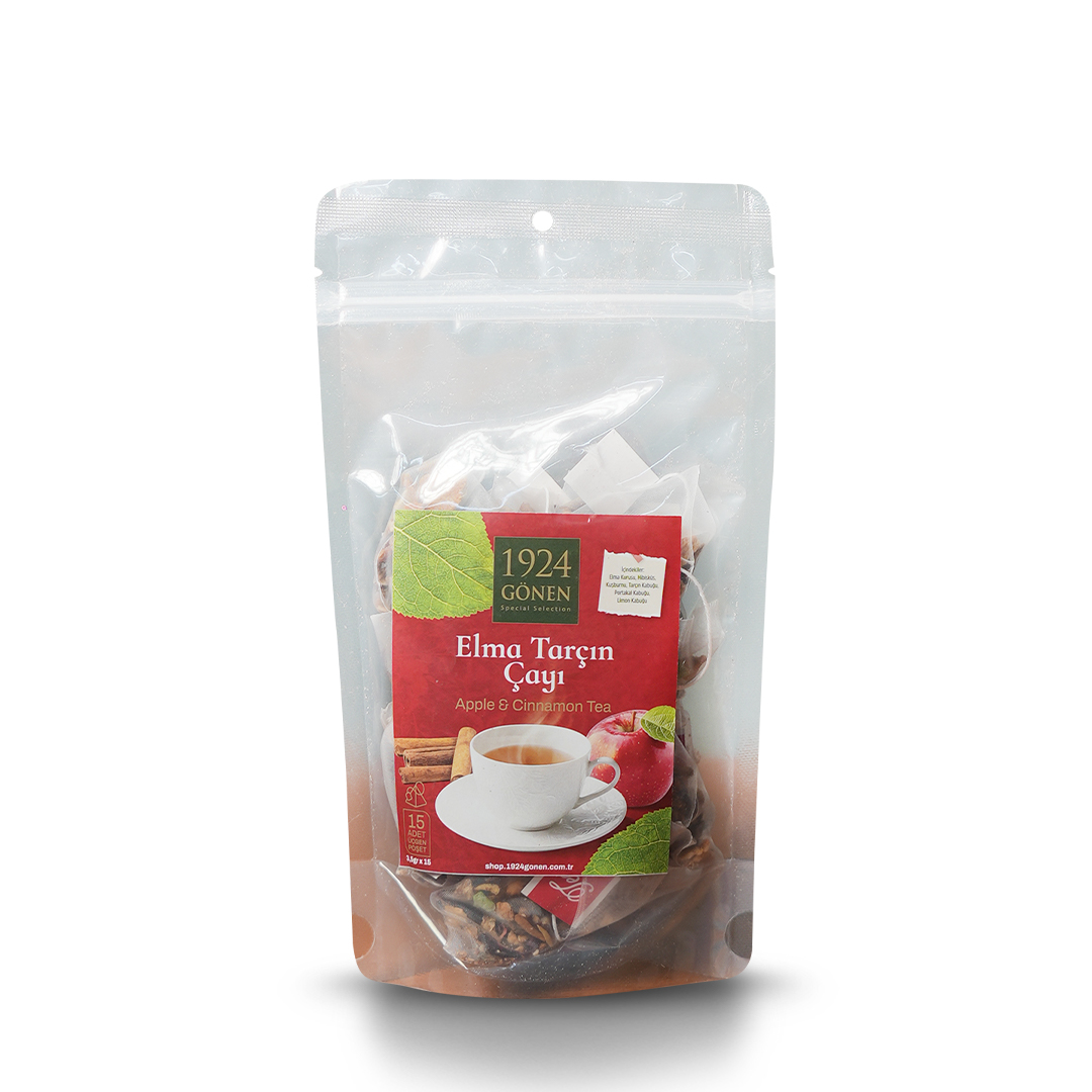 Elma Tarçın Çayı Üçgen Poşet 15li