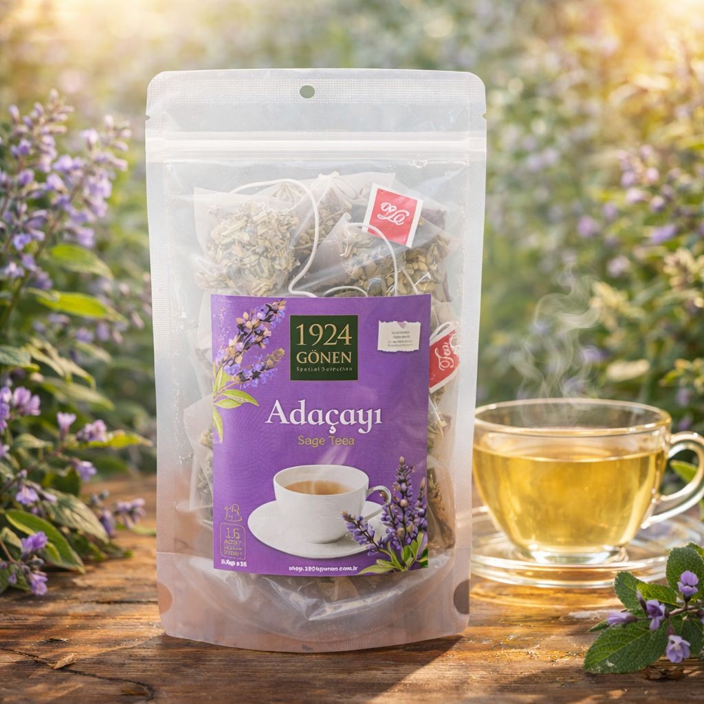 Adaçayı 15li Üçgen Poşet