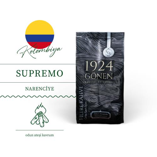 Kolombiya Supremo Kavrulmuş Kahve