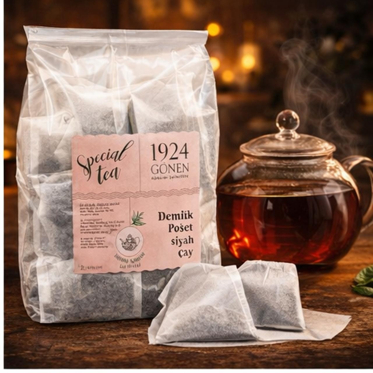 Özel Üretim 10 Gr. Demlik Poşetli Siyah Çay